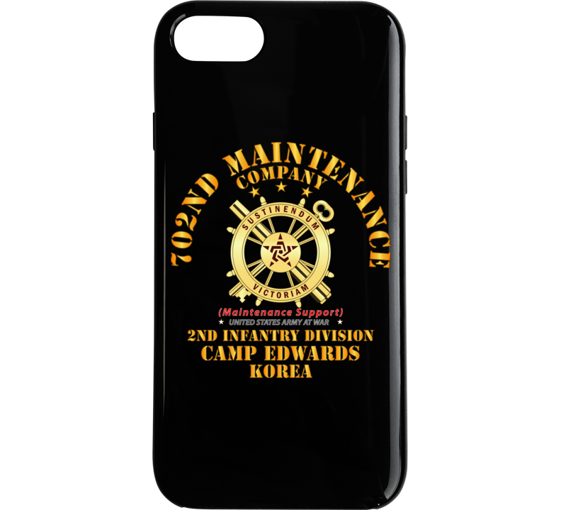 Army - 702nd Maintenance Company   - Camp Edwards -  Korea Phone Case