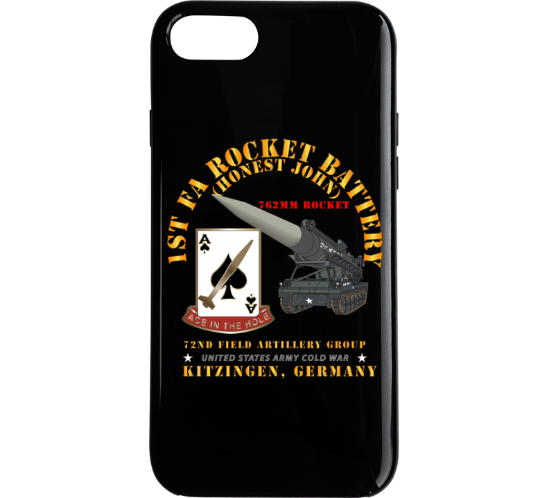 Army - 1st Fa Rocket Battery (hj) - 72nd Fa Gp - Kitzingen Ge W  Hj Wpn Phone Case