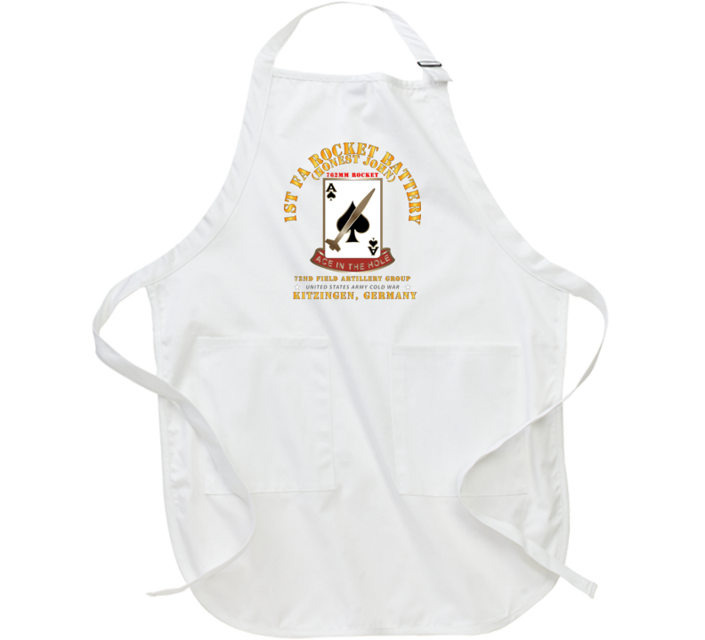 Army - 1st Fa Rocket Battery (hj) - 72nd Fa Gp - Kitzingen Germany Apron
