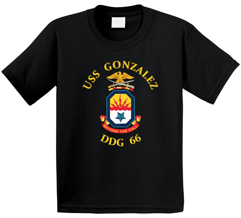 Navy - Uss Gonzalez (ddg 66) Wo Backgrnd Kids