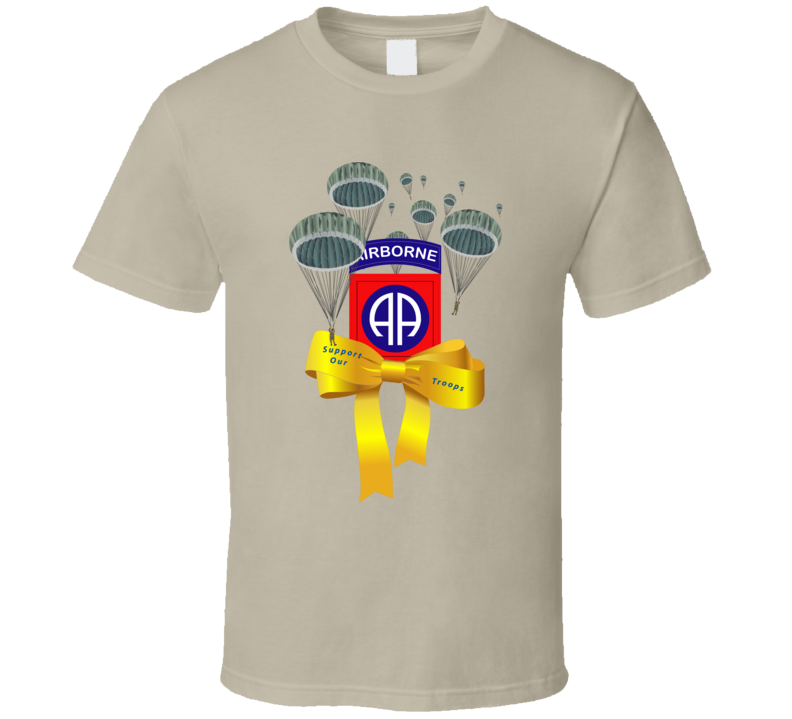 Army - Yellow Ribbon - Support Our Troops - 82nd Airborne W Jumpers T Shirt