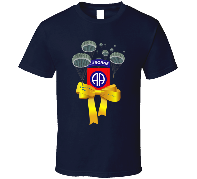 Army - Yellow Ribbon - Support Our Troops - 82nd Airborne W Jumpers T Shirt
