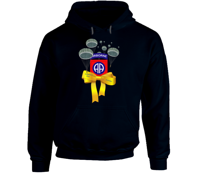 Army - Yellow Ribbon - Support Our Troops - 82nd Airborne w Jumpers Hoodie