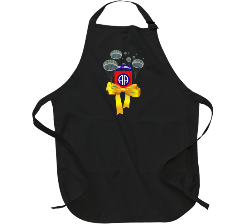 Army - Yellow Ribbon - Support Our Troops - 82nd Airborne w Jumpers Apron