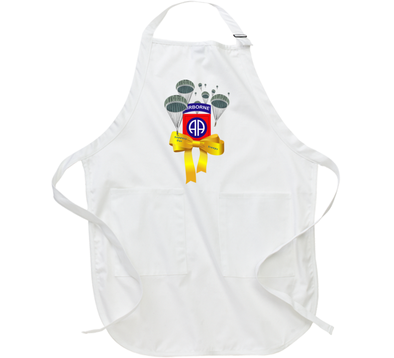 Army - Yellow Ribbon - Support Our Troops - 82nd Airborne w Jumpers Apron