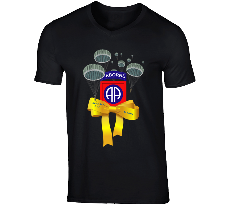 Army - Yellow Ribbon - Support Our Troops - 82nd Airborne W Jumpers T Shirt