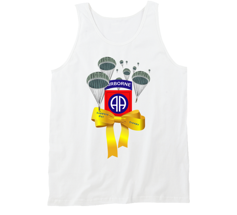 Army - Yellow Ribbon - Support Our Troops - 82nd Airborne w Jumpers Tanktop