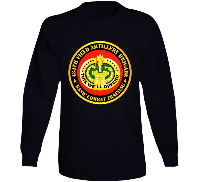 Army - 434th Field Artillery Bde W Drill Sgt Badge Long Sleeve
