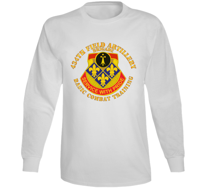 Army - 434th Field Artillery Brigade W Dui - Basic Combat Training Long Sleeve