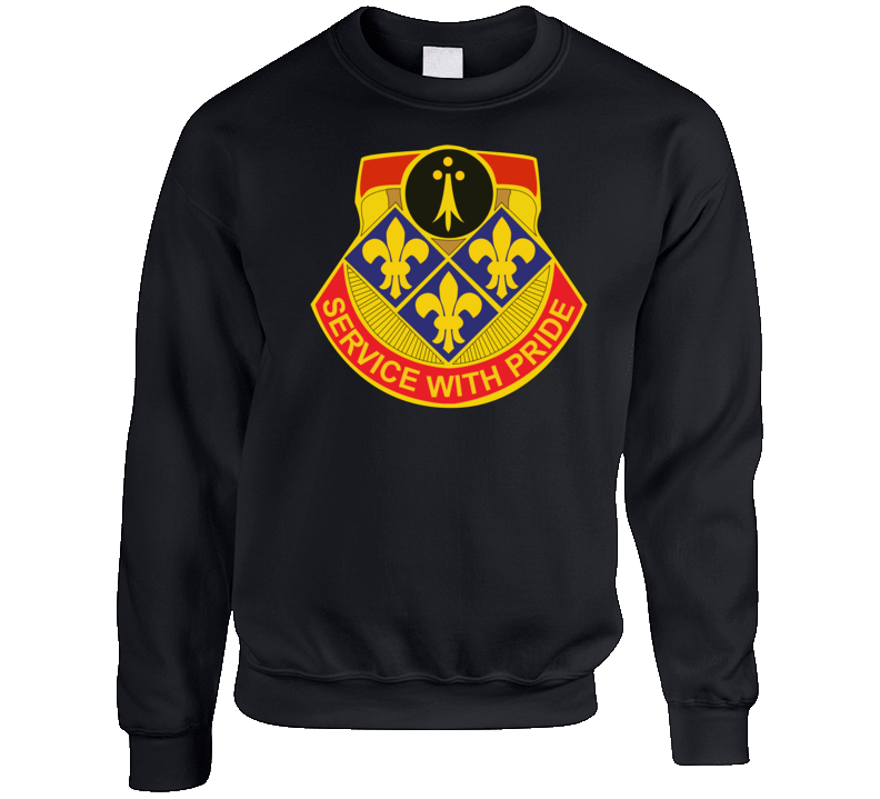 Army - 434th Field Artillery Brigade W Dui Wo Txt Crewneck Sweatshirt