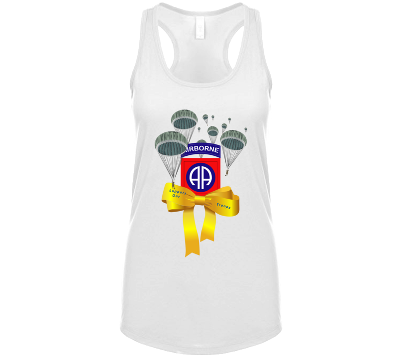 Army - Yellow Ribbon - Support Our Troops - 82nd Airborne w Jumpers Tanktop