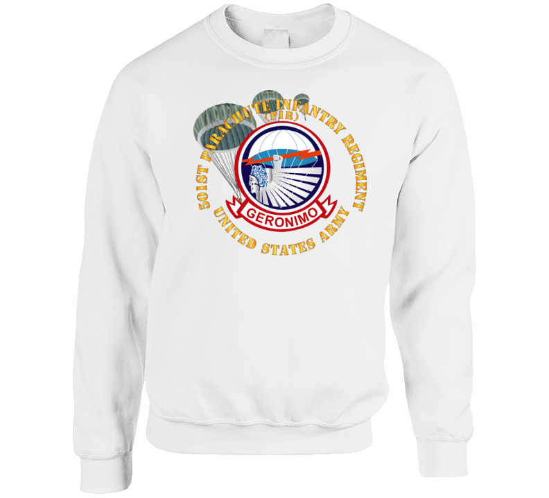 Army - 501st Infantry Regiment - Us Army Sweatshirt Crewneck Sweatshirt