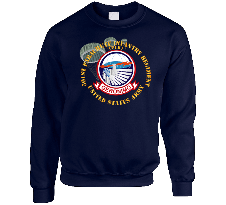 Army - 501st Infantry Regiment - Us Army Sweatshirt Crewneck Sweatshirt