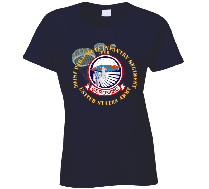 Army - 501st Infantry Regiment - Us Army Ladies T Shirt