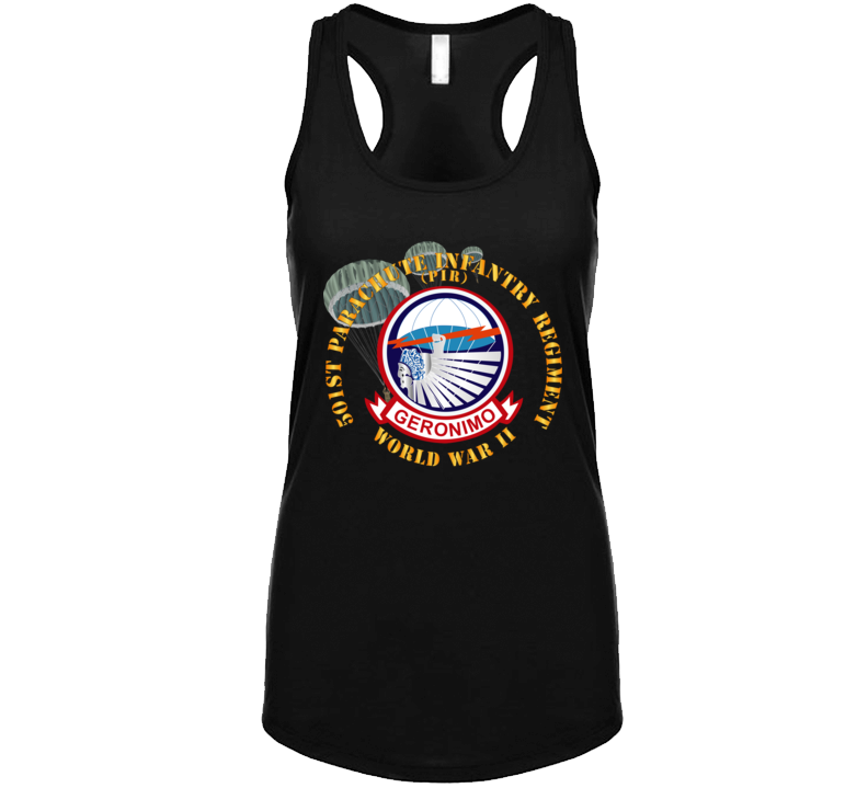 Army - 501st Infantry Regiment - Wwii Tanktop