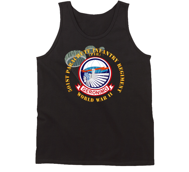 Army - 501st Infantry Regiment - Wwii Tanktop