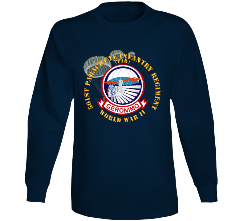 Army - 501st Infantry Regiment - Wwii Long Sleeve