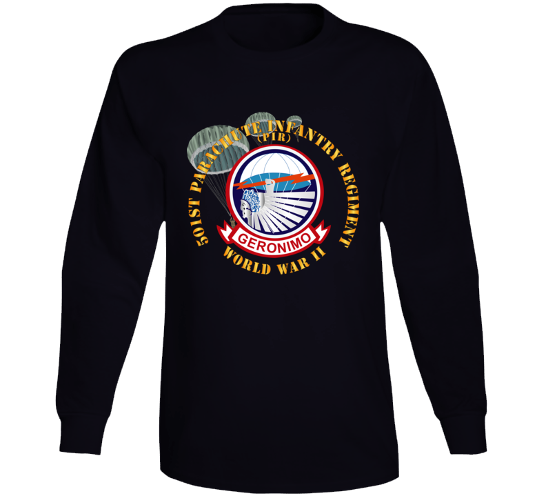 Army - 501st Infantry Regiment - Wwii Long Sleeve