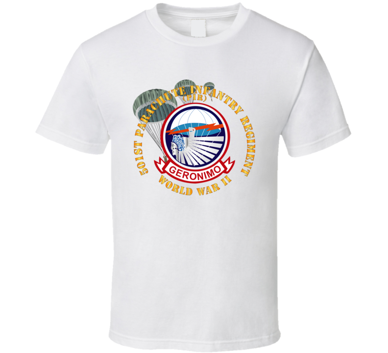 Army - 501st Infantry Regiment - Wwii T Shirt