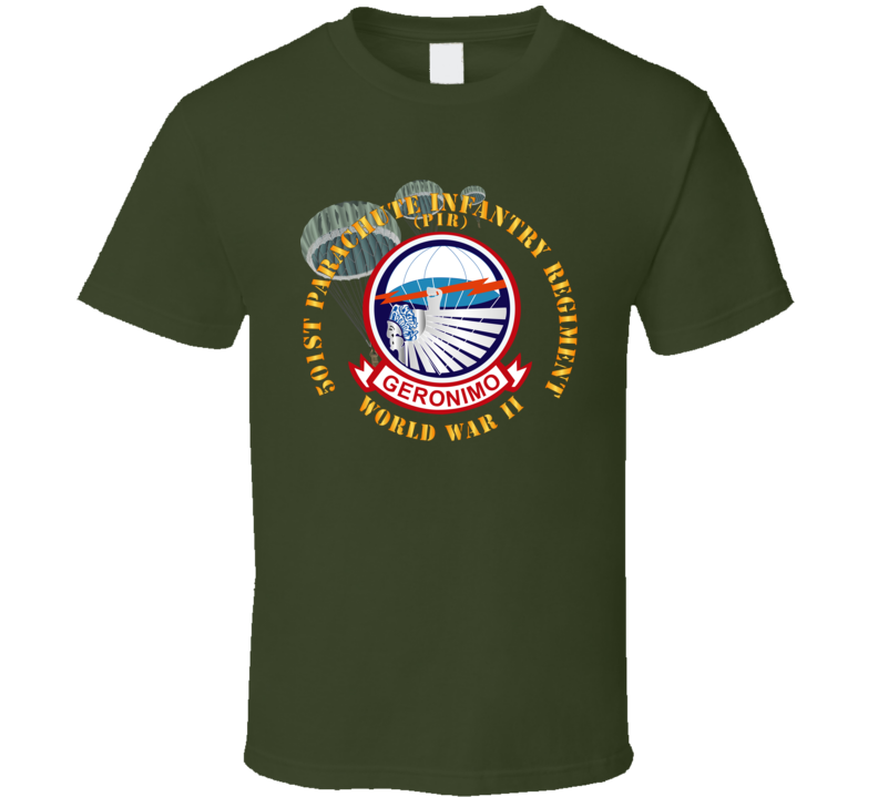 Army - 501st Infantry Regiment - Wwii T Shirt