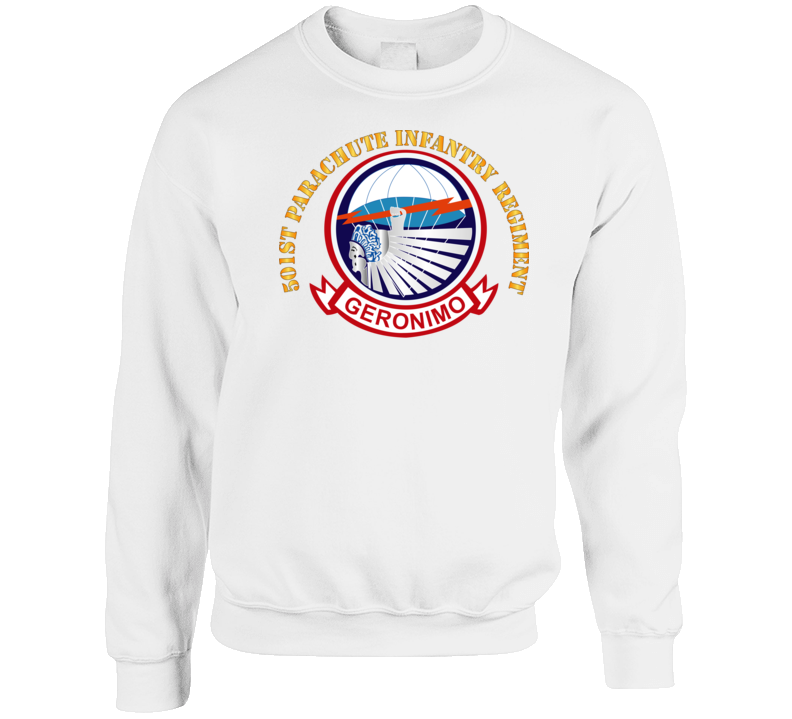 Army - 501st Parachute Infantry Regiment Sweatshirt Crewneck Sweatshirt