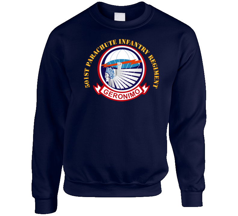 Army - 501st Parachute Infantry Regiment Sweatshirt Crewneck Sweatshirt