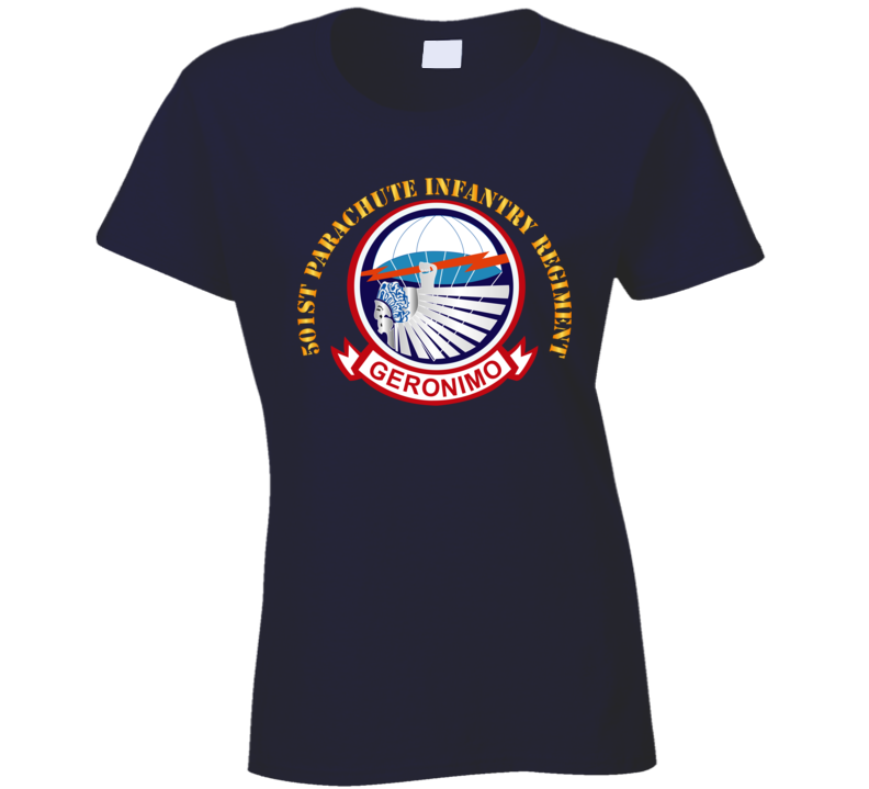 Army - 501st Parachute Infantry Regiment Ladies T Shirt