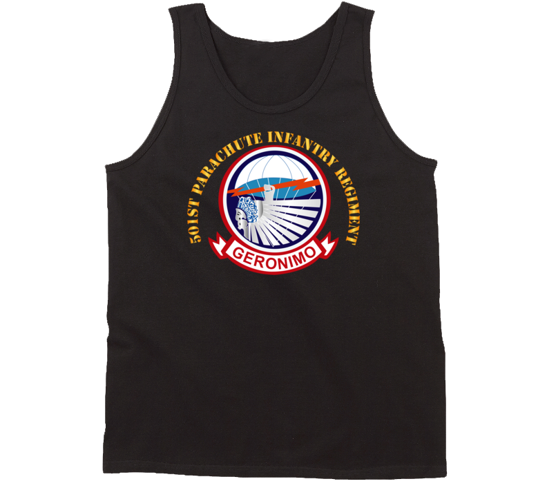 Army - 501st Parachute Infantry Regiment Tanktop