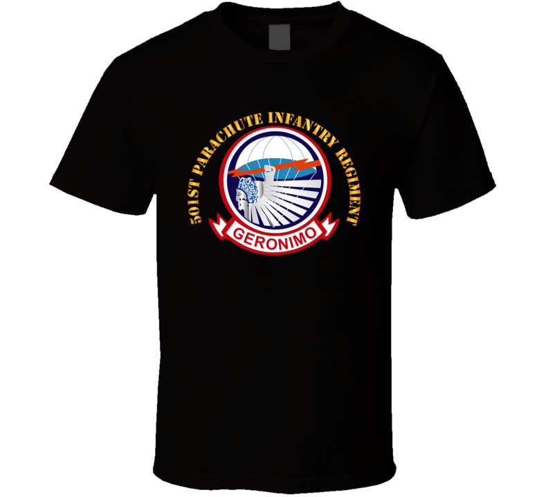 Army - 501st Parachute Infantry Regiment T Shirt