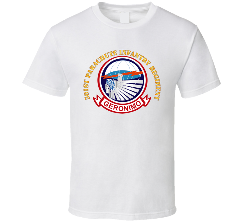 Army - 501st Parachute Infantry Regiment T Shirt
