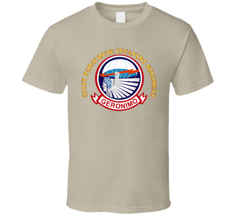 Army - 501st Parachute Infantry Regiment T Shirt