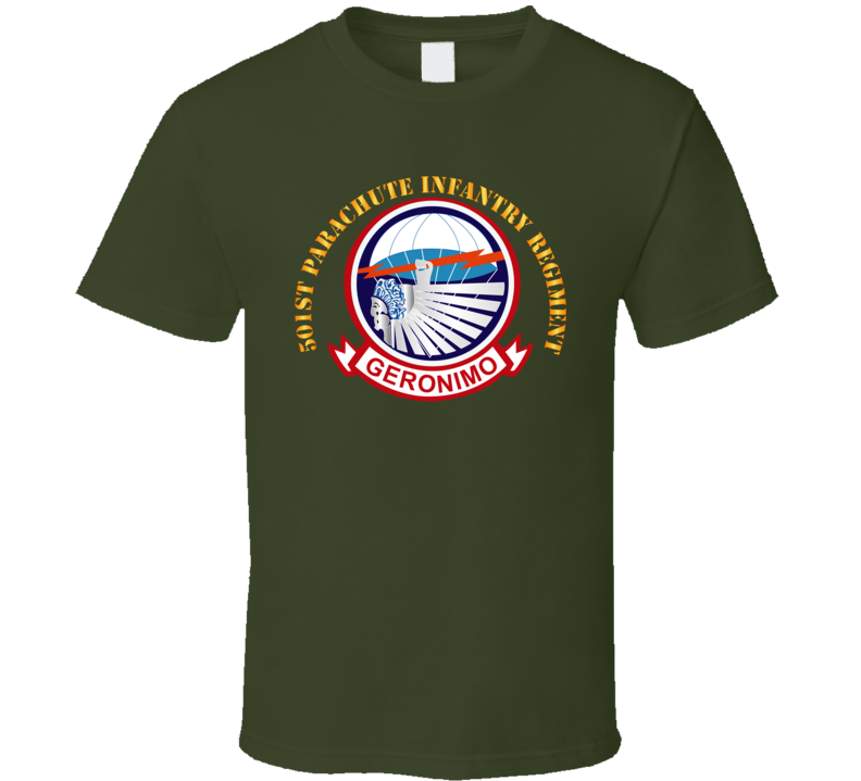 Army - 501st Parachute Infantry Regiment T Shirt