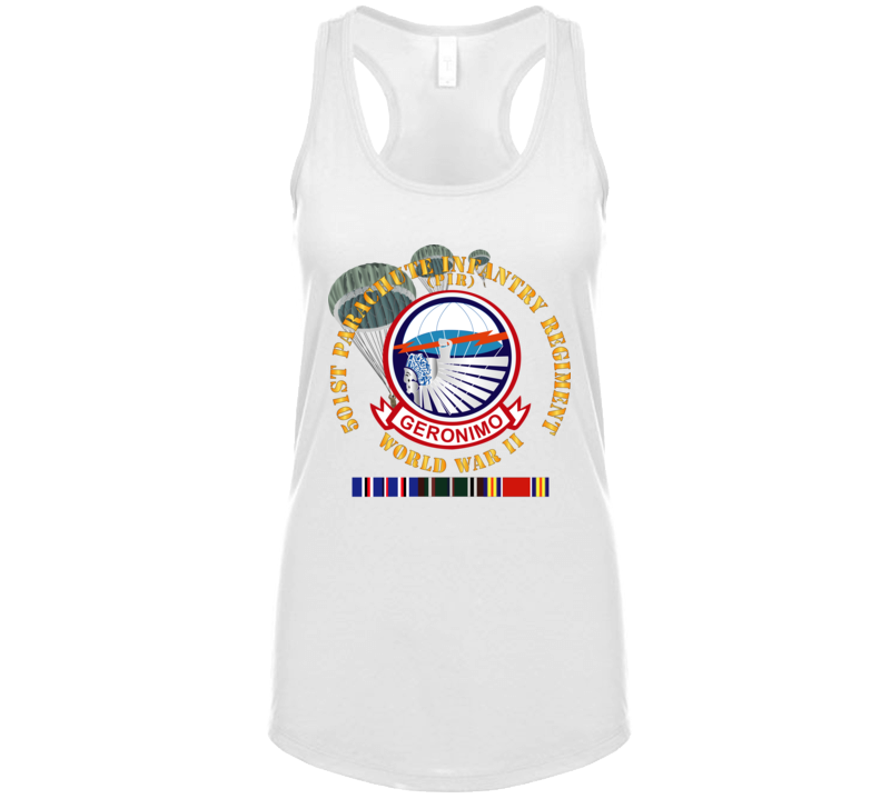 Army - 501st Infantry Regiment - Wwii W Eu Svc Tanktop