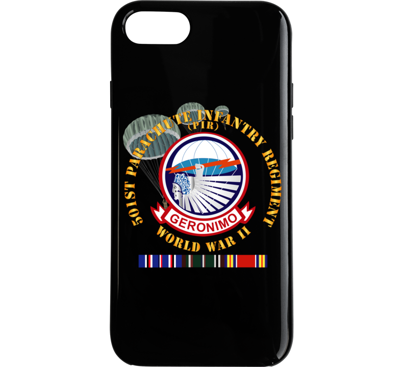 Army - 501st Infantry Regiment - Wwii W Eu Svc Phone Case