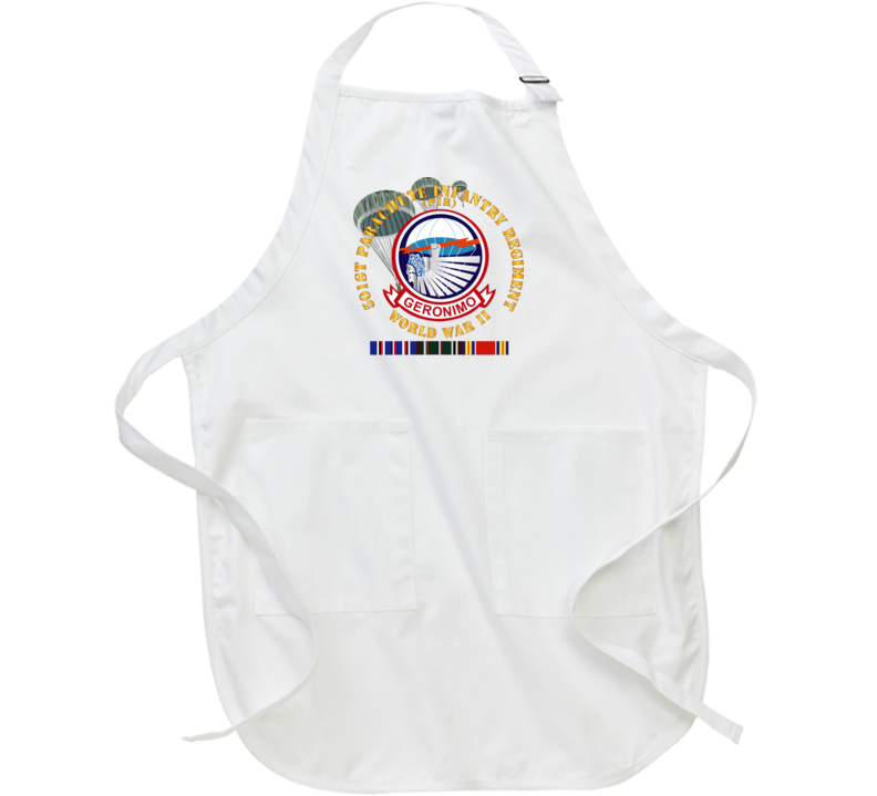 Army - 501st Infantry Regiment - WWII w EU SVC Apron