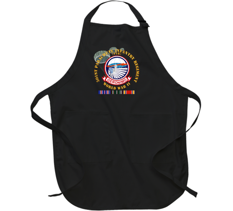 Army - 501st Infantry Regiment - WWII w EU SVC Apron