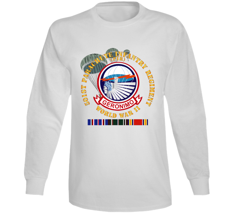 Army - 501st Infantry Regiment - Wwii W Eu Svc Long Sleeve