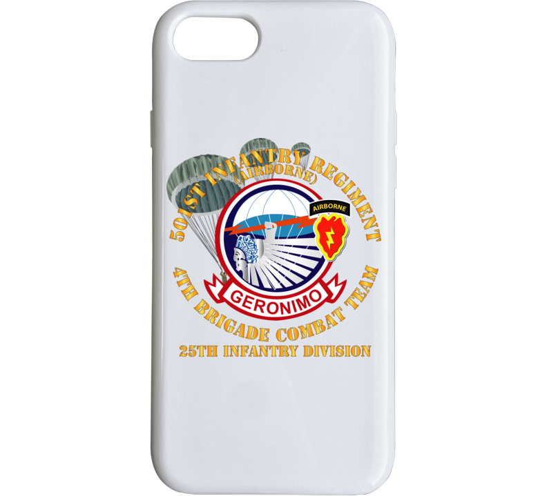 Army - 501st Infantry Regiment - 4th Bde Combat Tm - 25th Id Phone Case