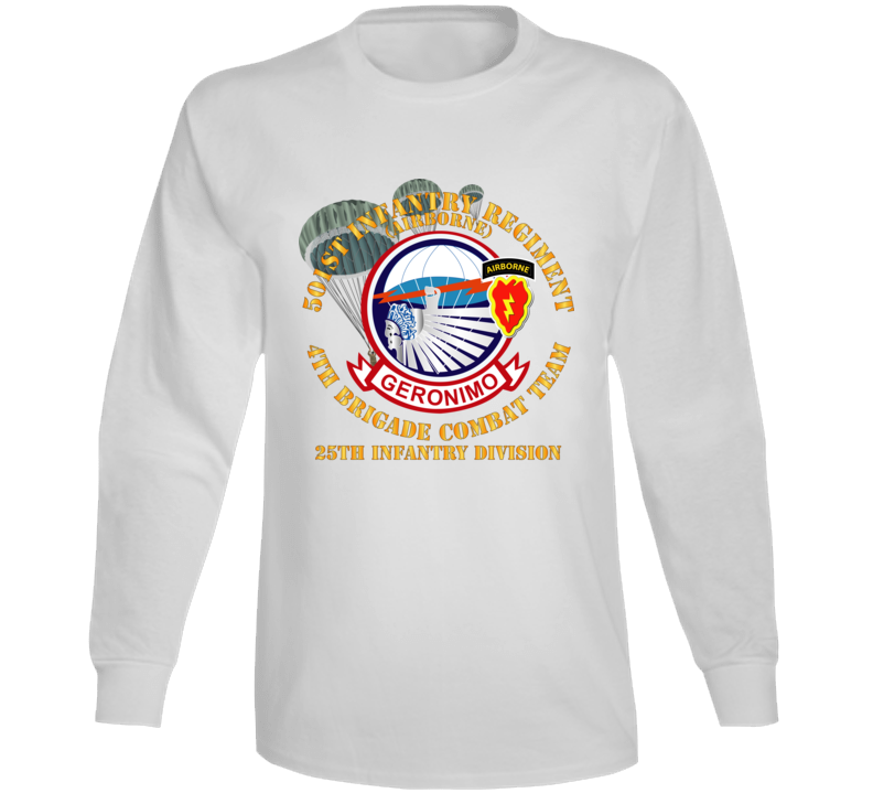 Army - 501st Infantry Regiment - 4th Bde Combat Tm - 25th Id Long Sleeve