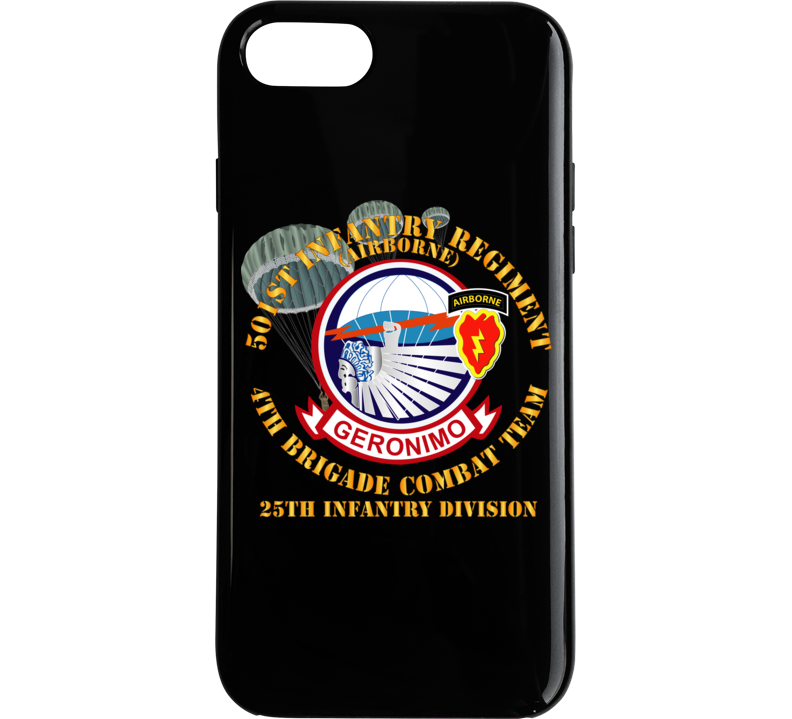 Army - 501st Infantry Regiment - 4th Bde Combat Tm - 25th Id Phone Case
