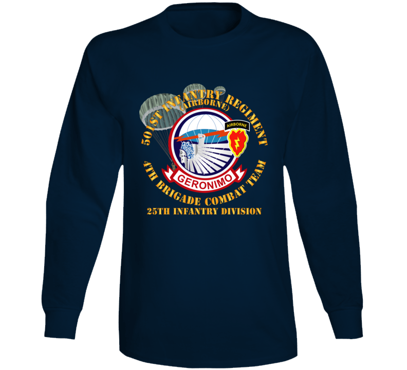 Army - 501st Infantry Regiment - 4th Bde Combat Tm - 25th Id Long Sleeve