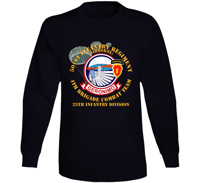 Army - 501st Infantry Regiment - 4th Bde Combat Tm - 25th Id Long Sleeve