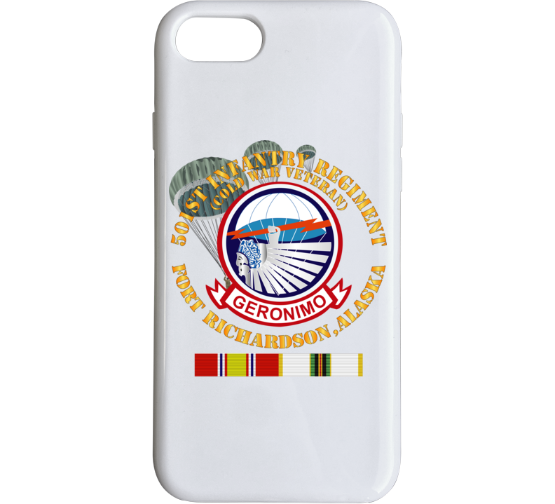 Army - 501st Infantry Regiment - Ft Richardson, Ak W Cold Svc Phone Case