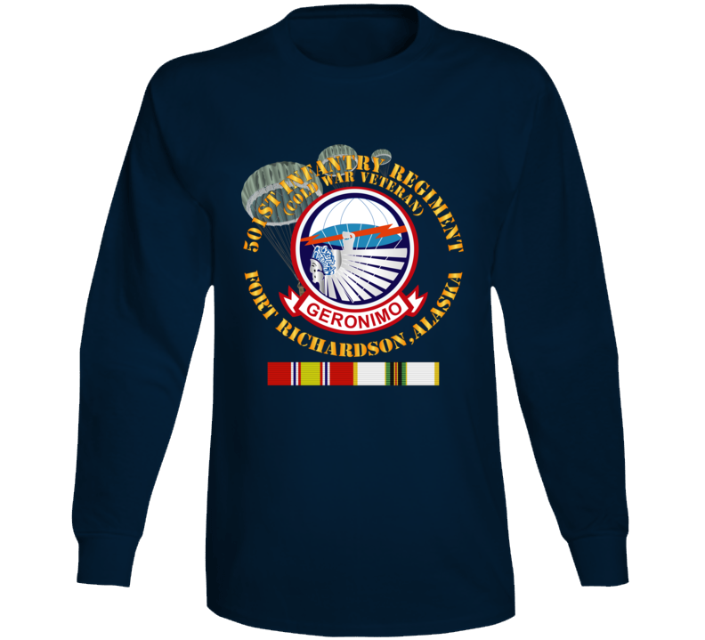 Army - 501st Infantry Regiment - Ft Richardson, Ak W Cold Svc Long Sleeve
