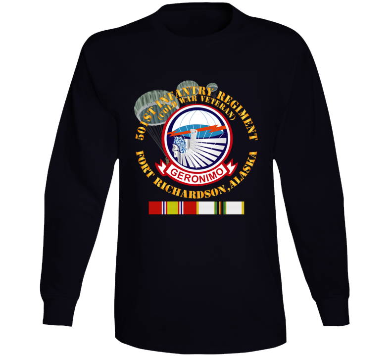 Army - 501st Infantry Regiment - Ft Richardson, Ak W Cold Svc Long Sleeve