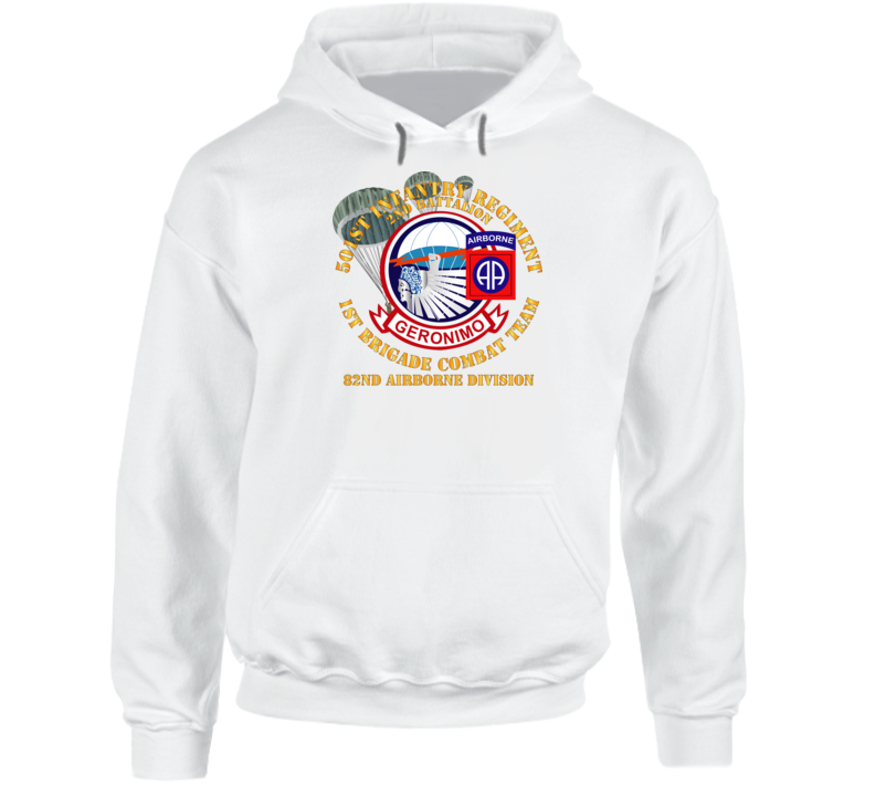 Army - 501st Infantry Regt - 1st Bde Cbt Tm - 82nd Abn Div Hoodie