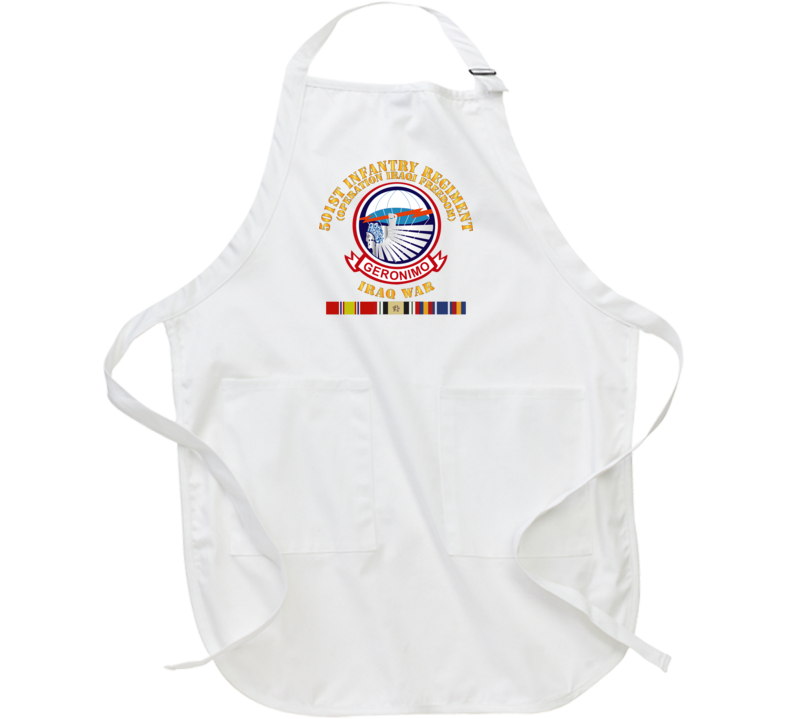 Army - 501st Infantry Regiment - Oif - W Iraq Svc Apron