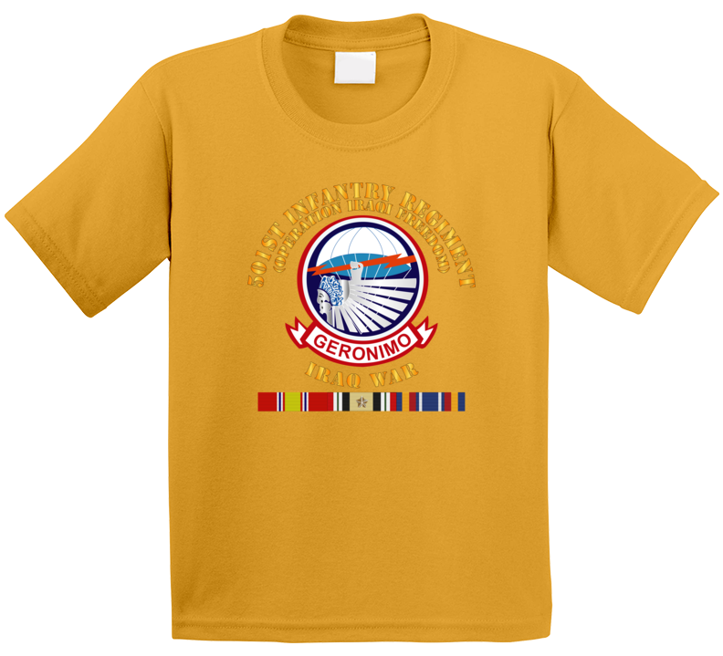Army - 501st Infantry Regiment - Oif - W Iraq Svc Kids