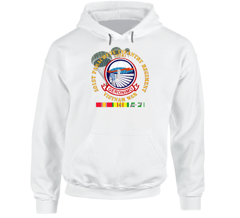 Army - 501st Infantry Regiment - Vietnam W Vn Svc Hoodie