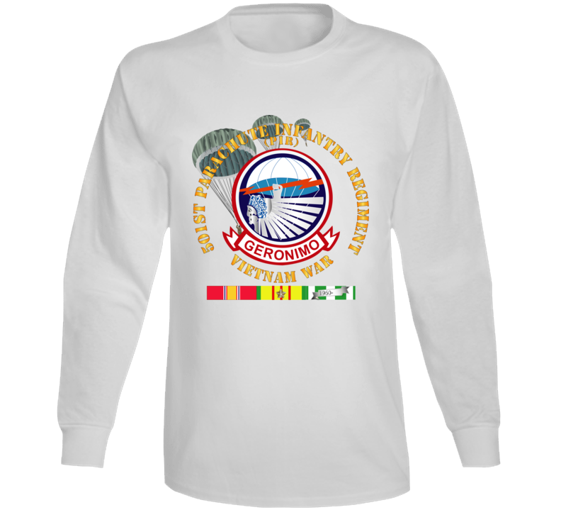 Army - 501st Infantry Regiment - Vietnam W Vn Svc Long Sleeve